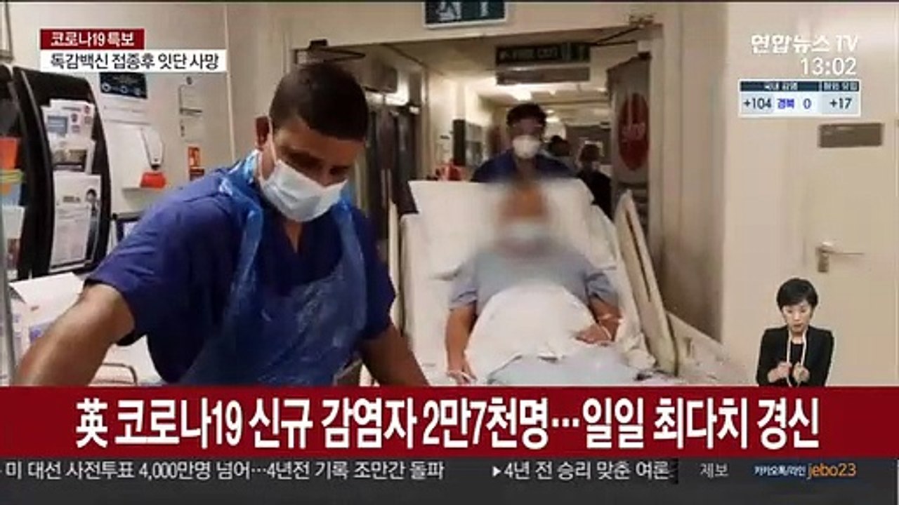 영국 코로나19 신규 감염자 2만7천명…일일 최다치 경신
