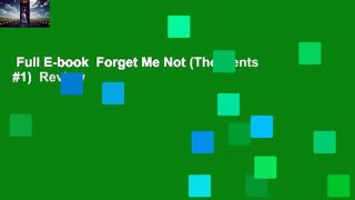 Full E-book  Forget Me Not (The Gents #1)  Review