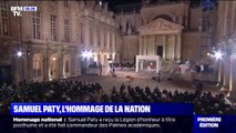 La vive émotion lors de l'hommage national à Samuel Paty à la Sorbonne