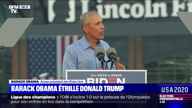 États-Unis: Barack Obama charge Donald Trump, qui s'est montré incapable de prendre son poste au sérieux
