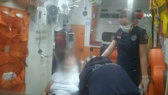 Kocası tarafından darp edilen kadın hastanelik oldu