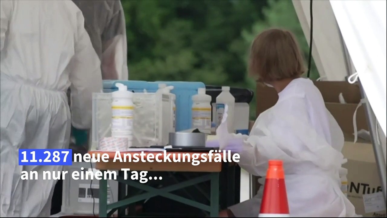 Rekord: mehr als 10.000 Corona-Neuinfektionen in Deutschland