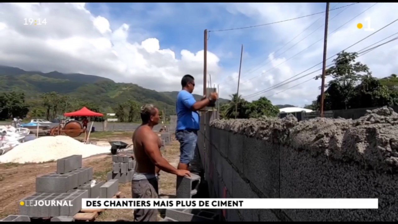 Des chantiers mais plus de ciment.