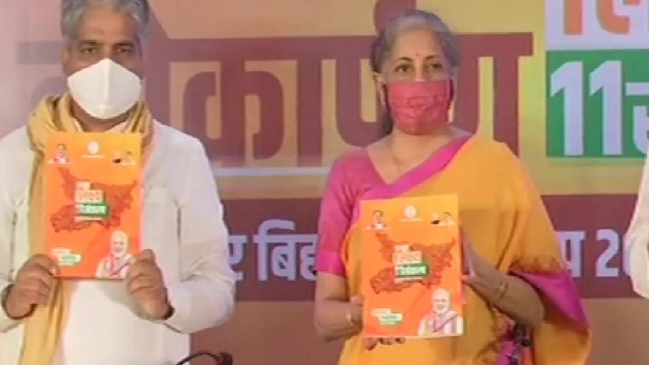 BJP releases vision document, Here's what Sitharaman said