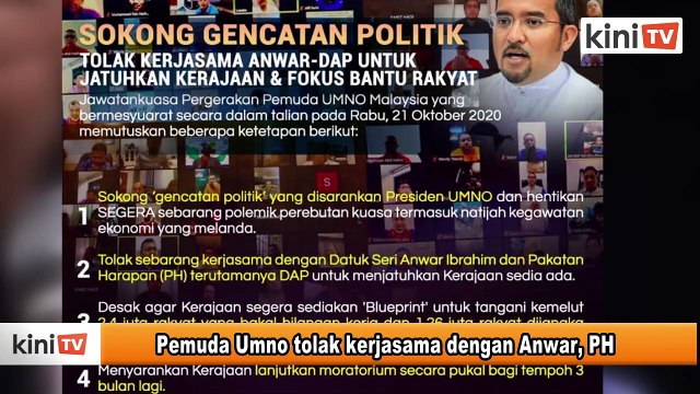 Pemuda Umno tolak kerjasama dengan Anwar, PH