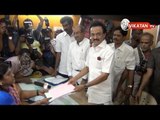 Stalin files his nomination from Kolathur(Chennai) | Election Fever
