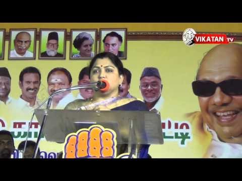 Khushboo-Kamarajar for TN studying,Jaya for TN drinking(TASMAC)|Election Fever