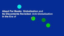 About For Books  Globalization and Its Discontents Revisited: Anti-Globalization in the Era of