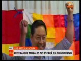 Arce Catacora descartó a Evo Morales y dijo que no tendrá ningún papel en su gobierno