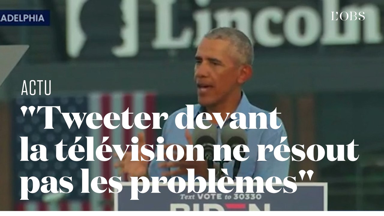 Barack Obama se livre à une attaque en règle de Donald Trump