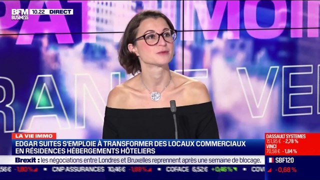 Xavier O'Quin (Edgar Suites) : Edgar Suites s'emploie à transformer des locaux commerciaux en résidences ébergements hôteliers - 22/10