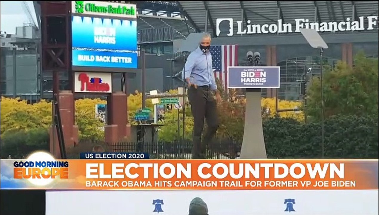 Barack Obama blasts Donald Trump’s record in Biden campaign pitch