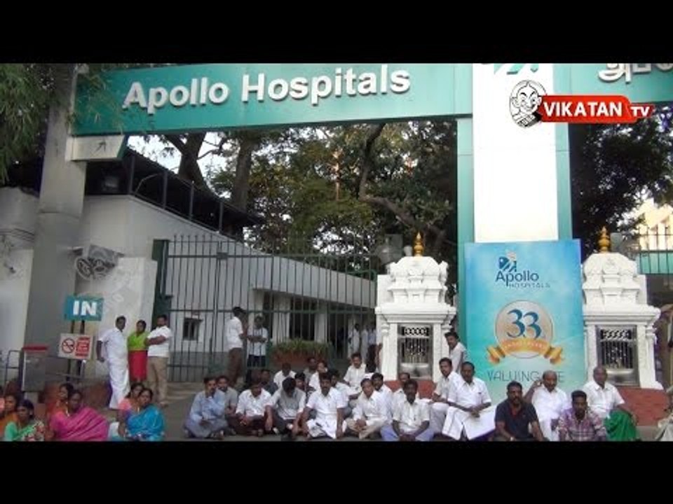 TN CM Jayalalitha hospitalised, AIADMK functionaries gather at hospital