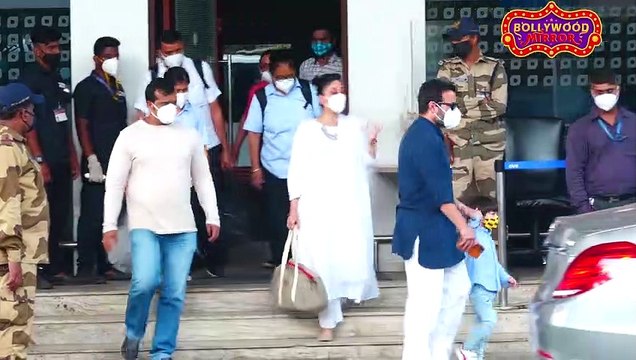 Taimur Ali Khan with Saif and Kareena, Urvashi Rautela, Nushrat Bharucha and Amyra Dastur Spotted at Airport