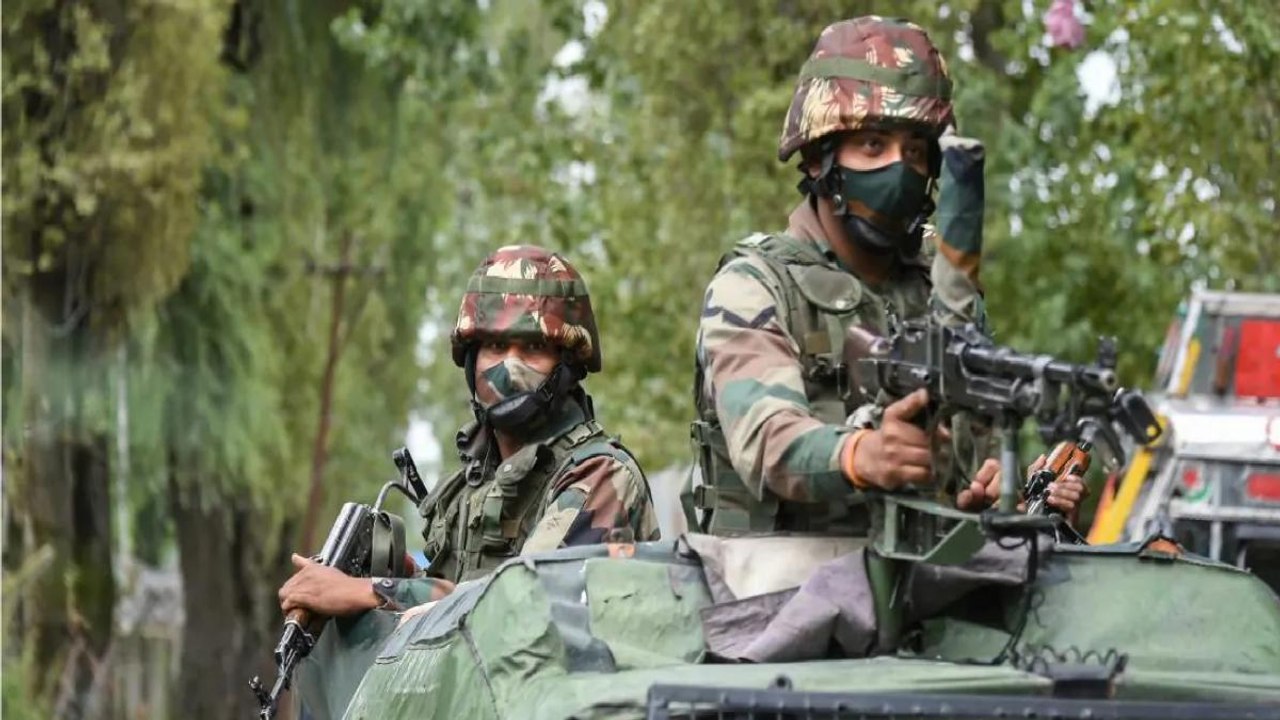 Terrorist's surrender before security forces