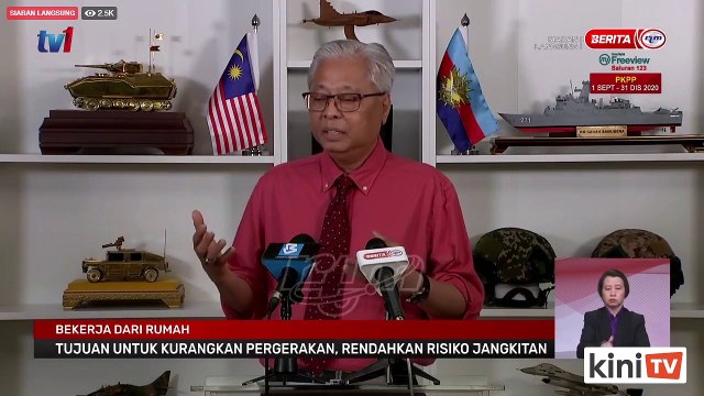 Menteri- Arahan kerja dari rumah untuk kurangkan pergerakan