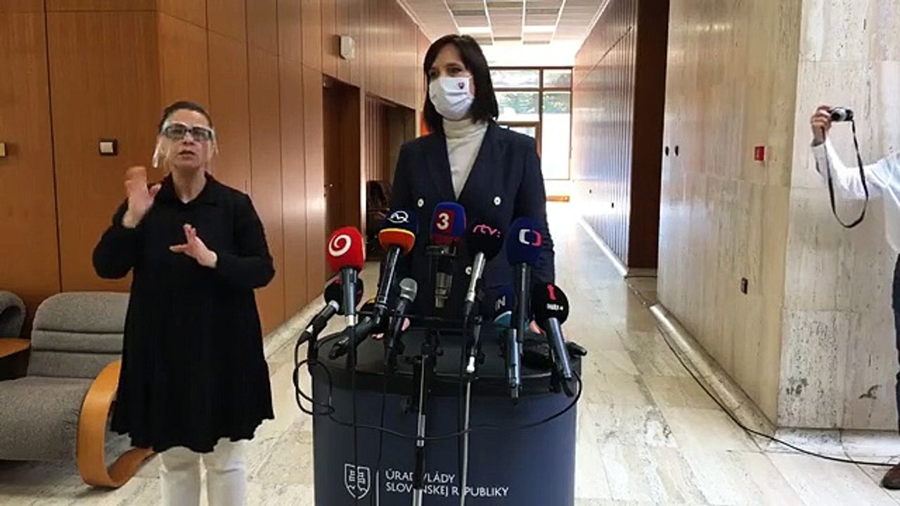 ZÁZNAM: Brífing podpredsedníčky Vlády SR V. Remišovej