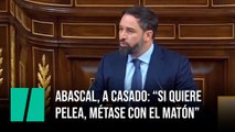 Abascal, a Casado: “Si quiere  pelea, métase con el matón”
