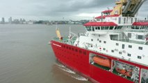 RRS Sir David Attenbrough  Set Sail