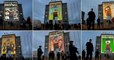 En hommage à Samuel Paty, 6 caricatures de Charlie Hebdo ont été projetées sur des façades d'hôtels à Toulouse et Montpellier
