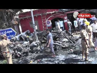 திருவல்லிக்கேணி காவல் நிலையத்தில் தீ..பரபரப்பு காட்சிகள்