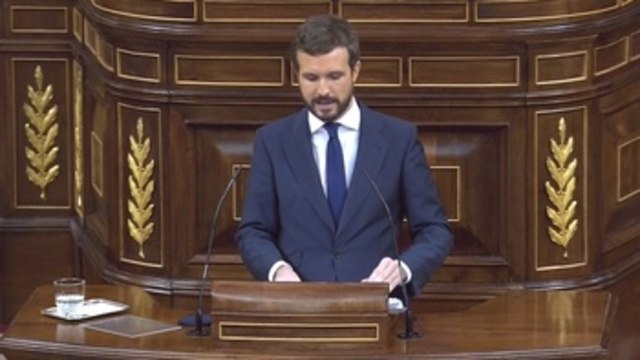 Casado le dice a Vox que el PP no quiere ser otro partido del miedo y la ira
