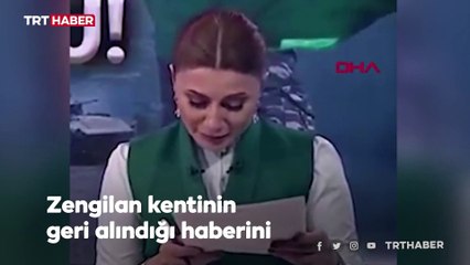Zengilan'ın Ermeni işgalinden kurtarılma haberini gözyaşları içinde verdi