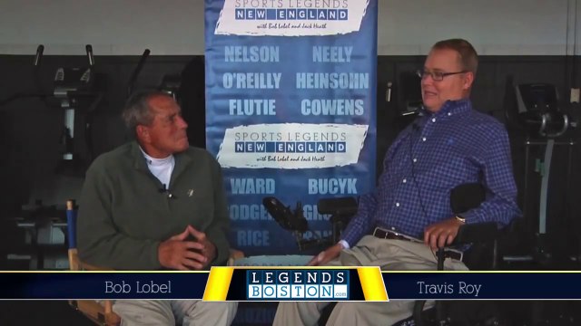 Travis Roy Interview with Bob Lobel - Legends Boston TV - BU Hockey