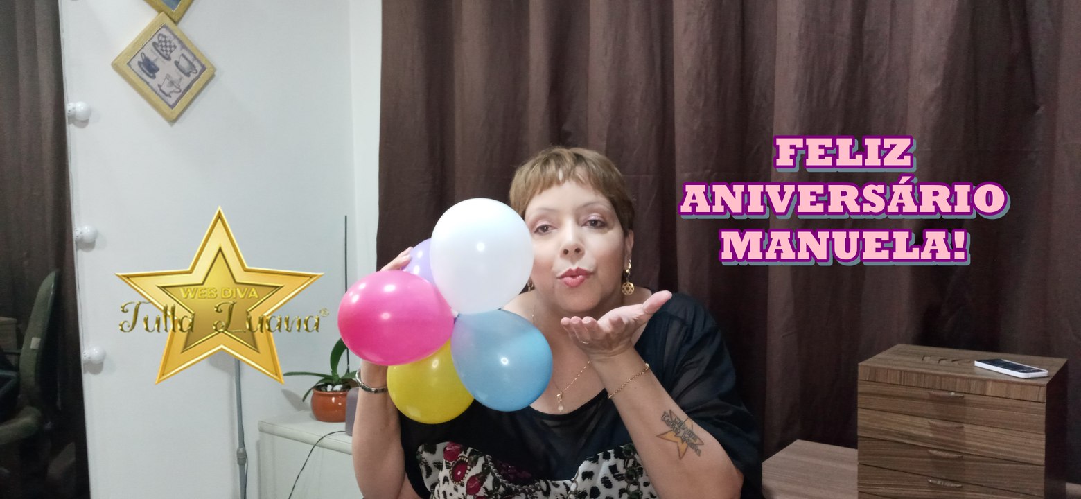 FELIZ ANIVERSÁRIO MANUELA!