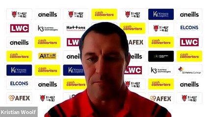 St Helens Press conference 22nd October