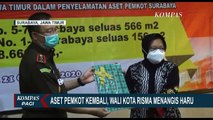 Risma Menangis Haru Aset Pemkot Surabaya Kembali