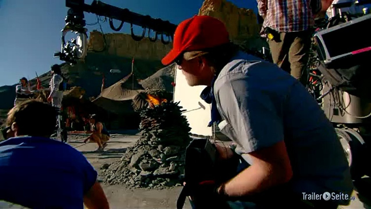 Backstage Blick zu John Carter