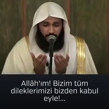 Mecsid-i Aksa duası dinleyenleri duygulandırdı
