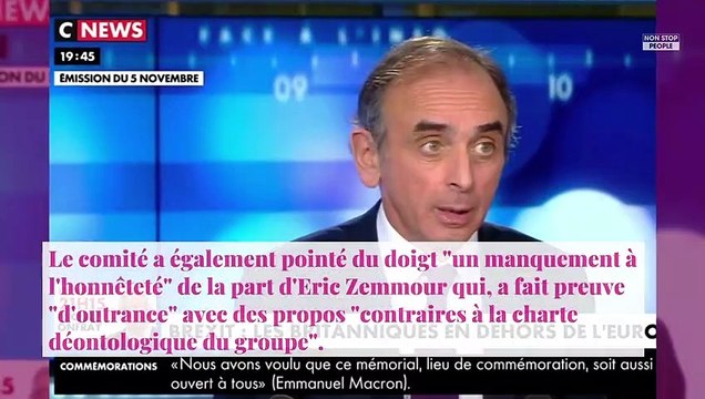 Eric Zemmour bientôt écarté de CNews ? Le comité d'éthique de Canal+ s'exprime