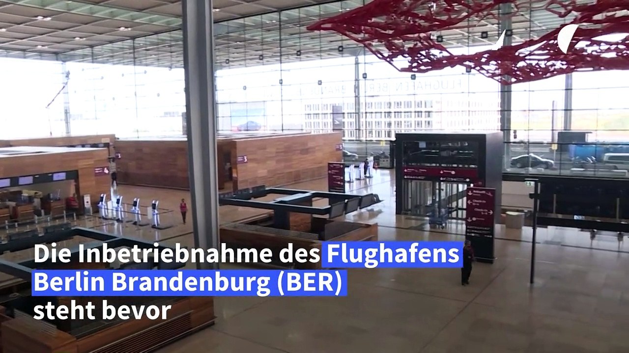 Letzte Handgriffe am Flughafen BER