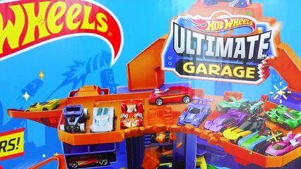 Vlad and Niki pretend play Ultimate Garage - Hot Wheels City