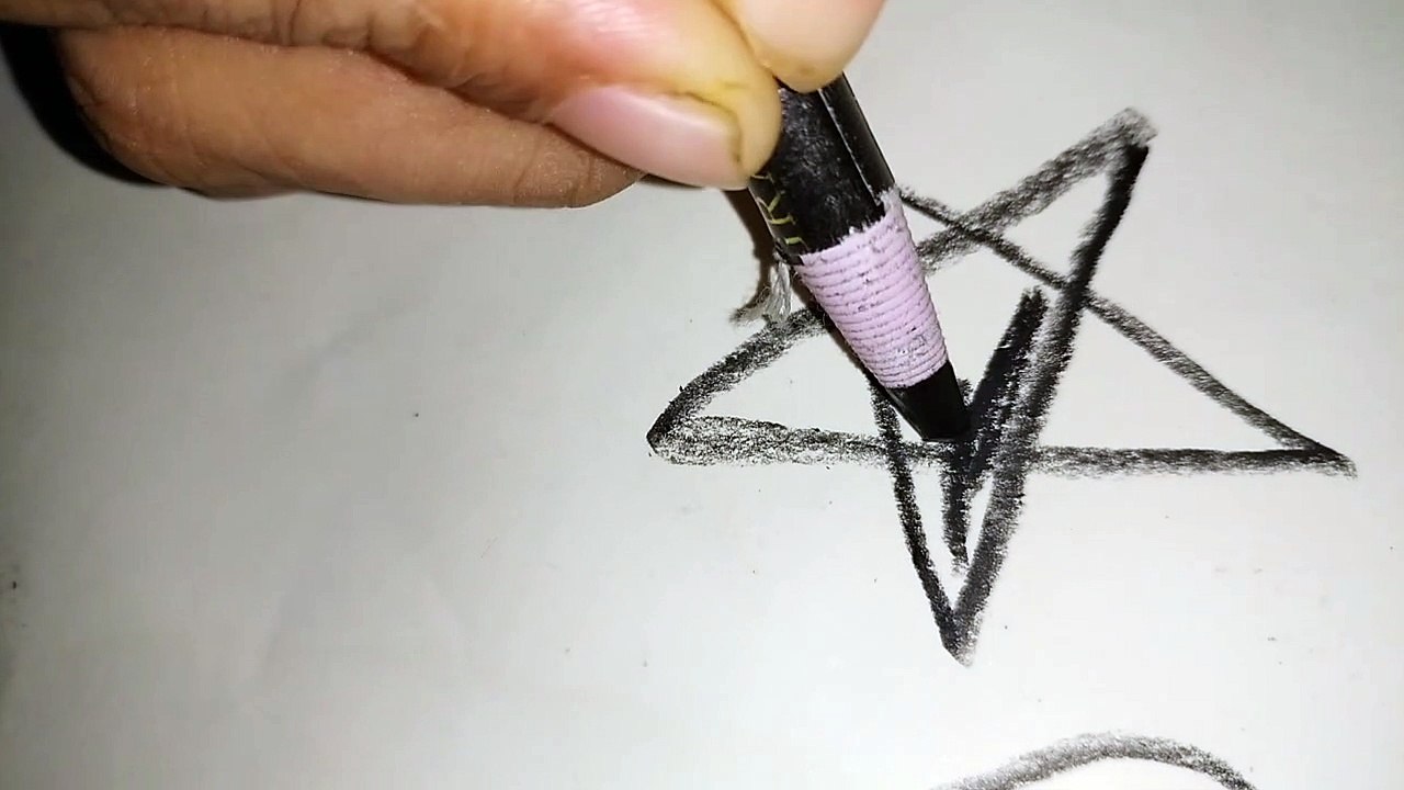 How to draw star easy
