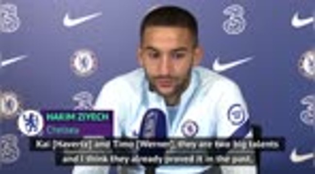 Ziyech relishing Chelsea minutes with Werner, Havertz and Pulisic