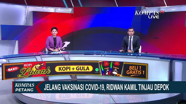Jadi Lokasi Pertama Vaksinasi Covid-19, Ridwan Kamil Tinjau Depok