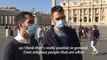 Reactions on St Peter's Square after Pope backs civil unions for gay couples