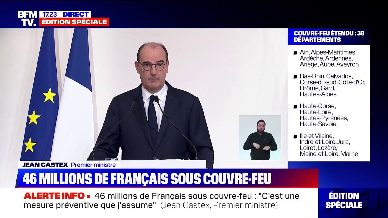 Jean Castex: "Si nous ne réussissons pas collectivement à juguler l'épidémie, nous devrons envisager des mesures beaucoup plus dures"