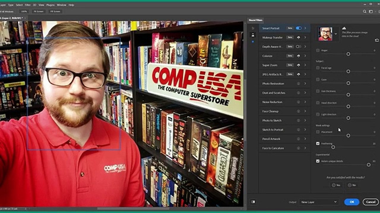 Jouer avec les filtres neuronaux de Photoshop
