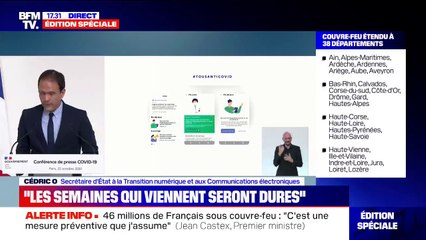 StopCovid: pour Cédric O, "cette adoption insuffisante est une opportunité manquée"