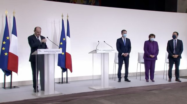 Covid-19: les annonces de Castex sur le couvre-feu et les restrictions