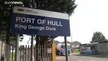 Brexit: Unsicherheit auch am Hafen in Hull