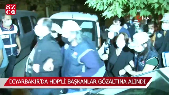 Diyarbakır'da HDP'li başkanlar gözaltına alındı