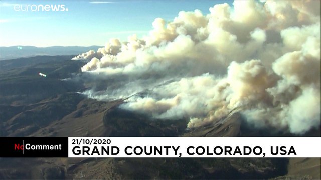 شاهد: فرق المطافئ تواجه أسوأ حرائق غابات في تاريخ كولورادو