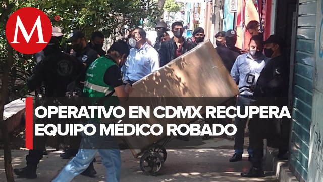 Trasladan a Fiscalía de CdMx máquinas de hemodiálisis halladas en colonia Obrera