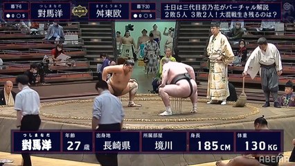 Tsushimanada(Ms6e) vs Masutoo(Ms30e) - Aki 2020, Makushita - Day 11