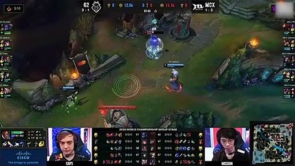 MBX电竞区G2上路单杀MCX上单